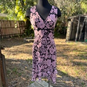 2000s Y2K Charlotte Russe Floral Midi Dress